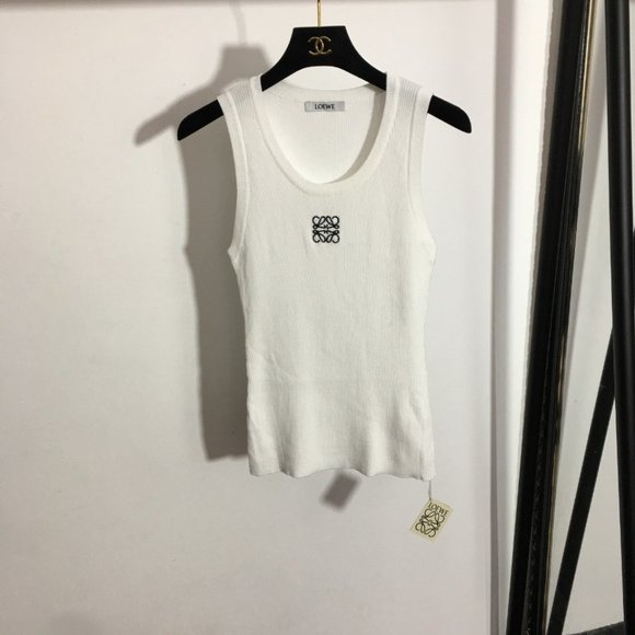 White Loewe Tank Top - Picture 1 of 7